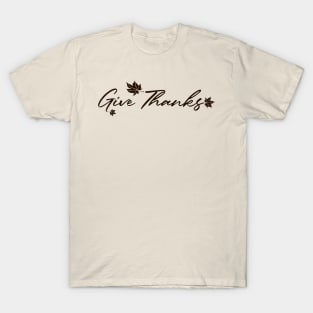 Giv Thanks -Thanksgiving T-Shirt